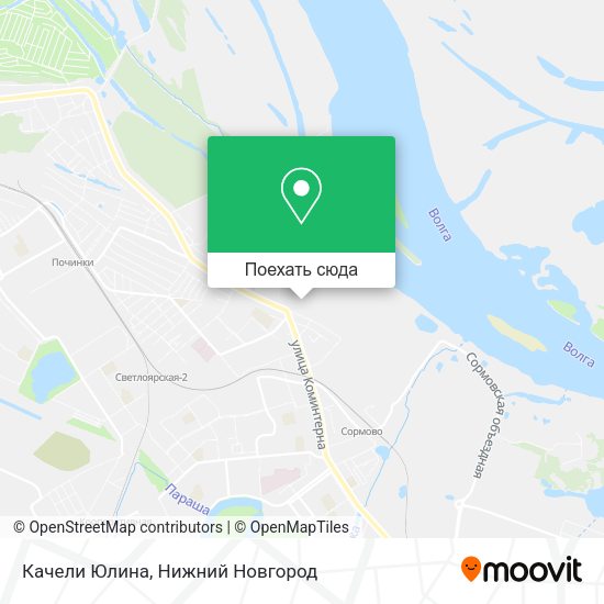 Карта Качели Юлина