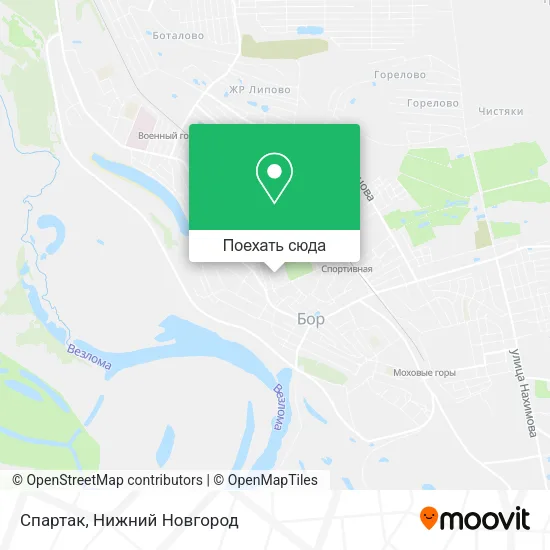 Карта Спартак