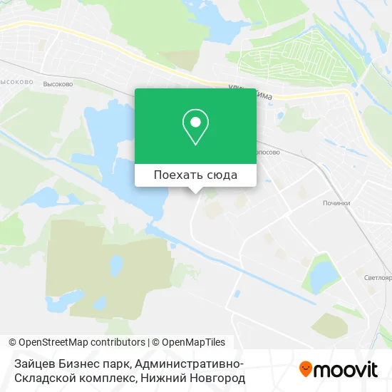 Карта Зайцев Бизнес парк, Административно-Складской комплекс