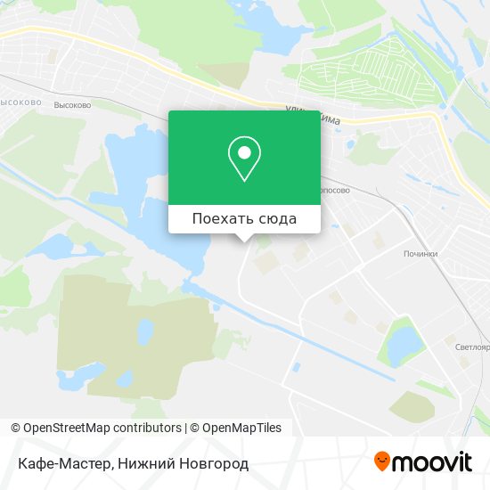 Карта Кафе-Мастер