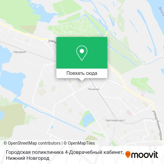Карта Городская поликлиника 4-Доврачебный кабинет