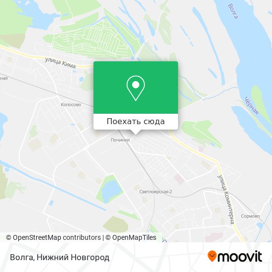 Карта Волга