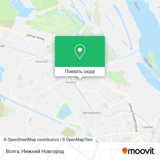 Карта Волга