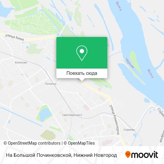 Карта На Большой Починковской