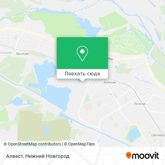 Карта Алвест