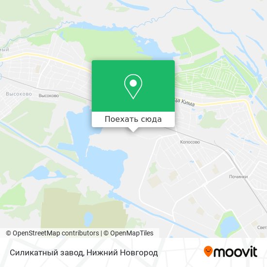 Карта Силикатный завод