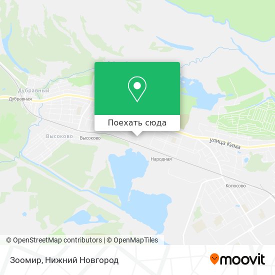 Карта Зоомир