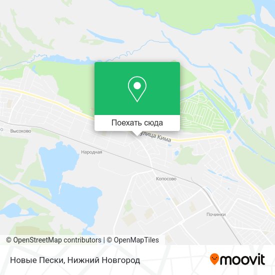 Карта Новые Пески