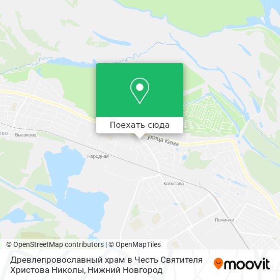 Карта Древлепровославный храм в Честь Святителя Христова Николы