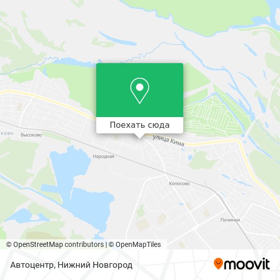 Карта Автоцентр