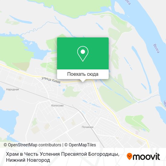 Карта Храм в Честь Успения Пресвятой Богородицы