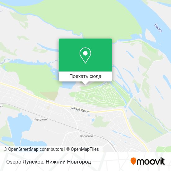Карта Озеро Лунское
