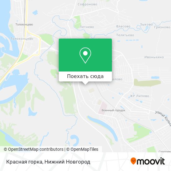 Карта Красная горка