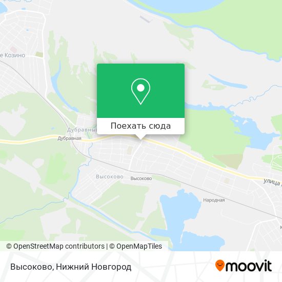 Карта Высоково