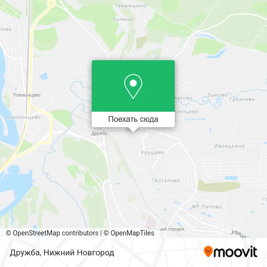 Карта Дружба