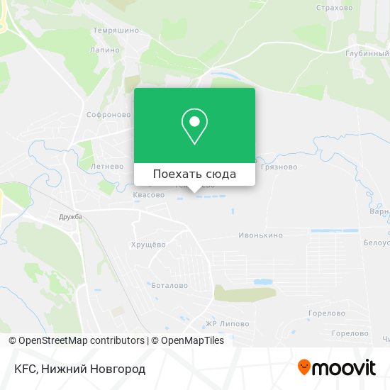 Карта KFC