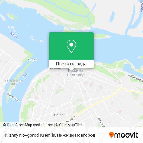 Карта Nizhny Novgorod Kremlin