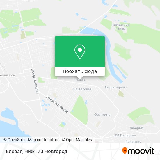 Карта Елевая