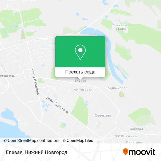 Карта Елевая