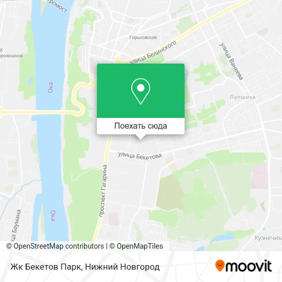 Карта Жк Бекетов Парк