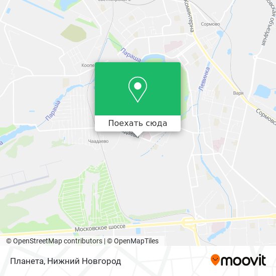 Карта Планета
