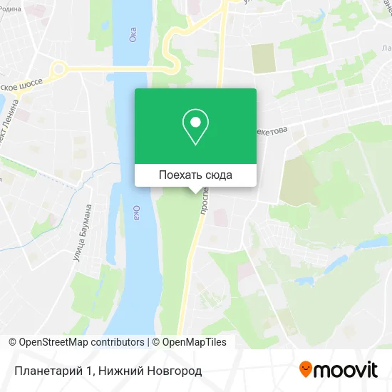 Карта Планетарий 1