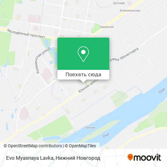 Карта Evo Myasnaya Lavka