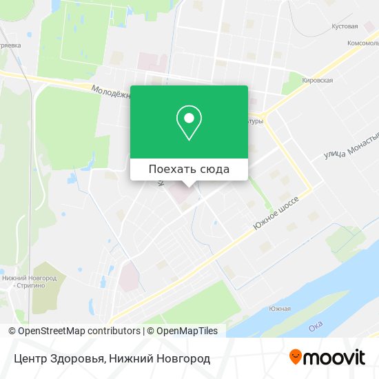 Карта Центр Здоровья