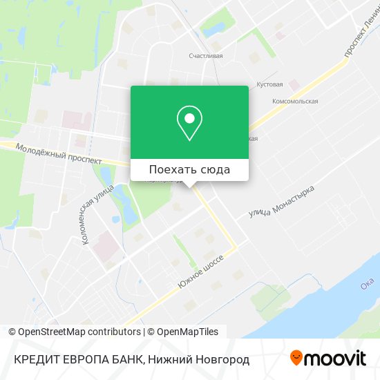 Карта КРЕДИТ ЕВРОПА БАНК