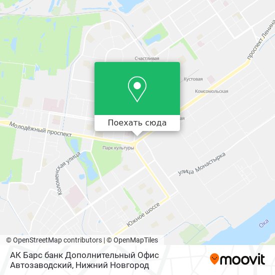 Карта АК Барс банк Дополнительный Офис Автозаводский