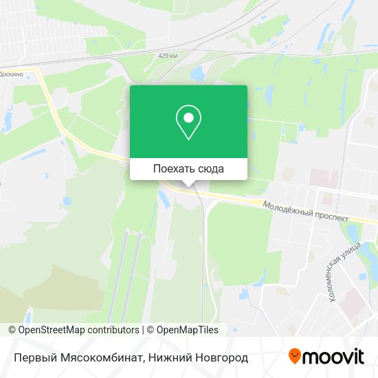 Карта Первый Мясокомбинат