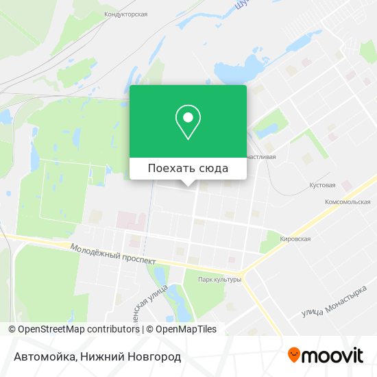Карта Автомойка