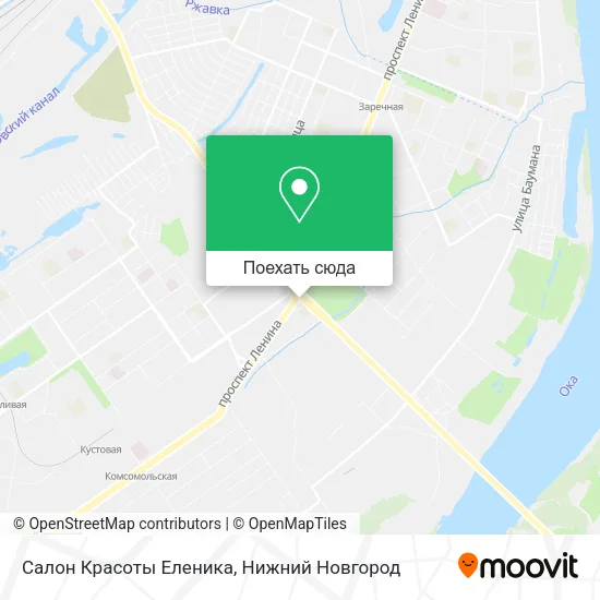 Карта Салон Красоты Еленика