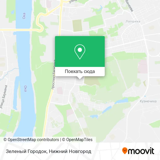 Карта Зеленый Городок