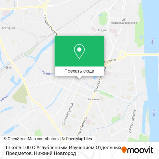 Карта Школа 100 С Углубленным Изучением Отдельных Предметов
