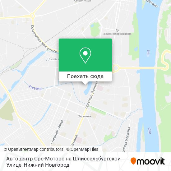 Карта Автоцентр Срс-Моторс на Шлиссельбургской Улице