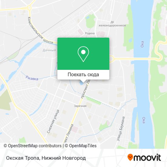 Карта Окская Тропа