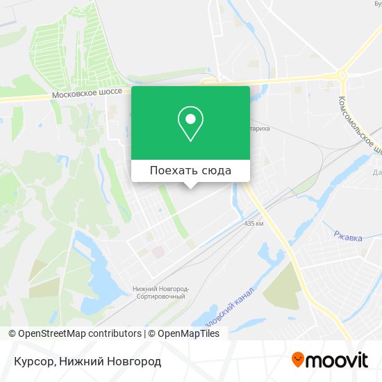 Карта Курсор