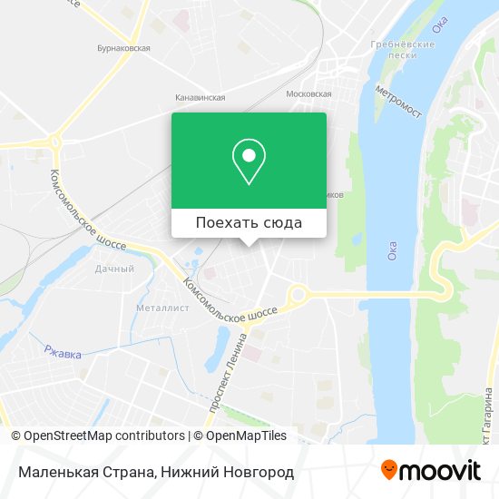 Карта Маленькая Страна
