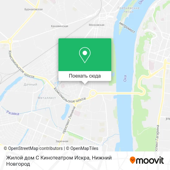 Карта Жилой дом С Кинотеатром Искра