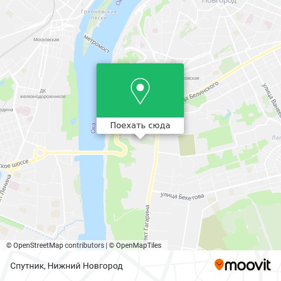 Карта Спутник