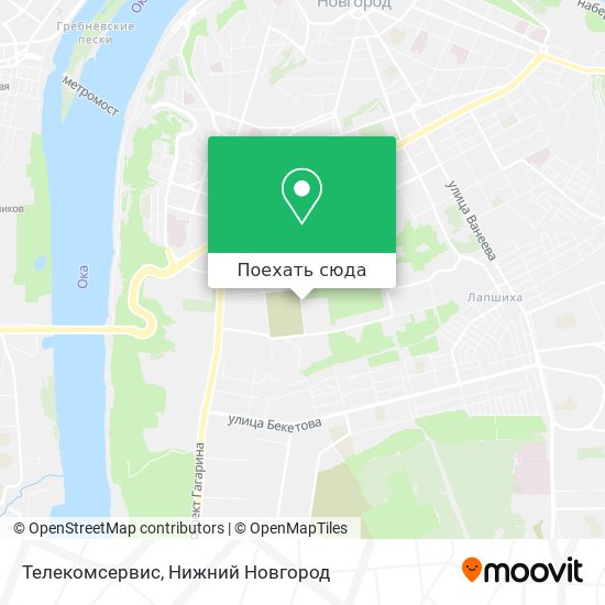 Карта Телекомсервис