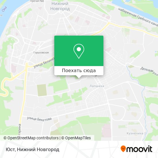 Карта Юст