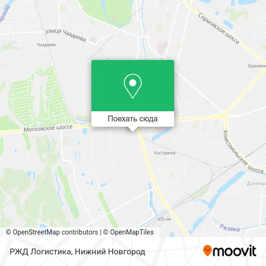 Карта РЖД Логистика
