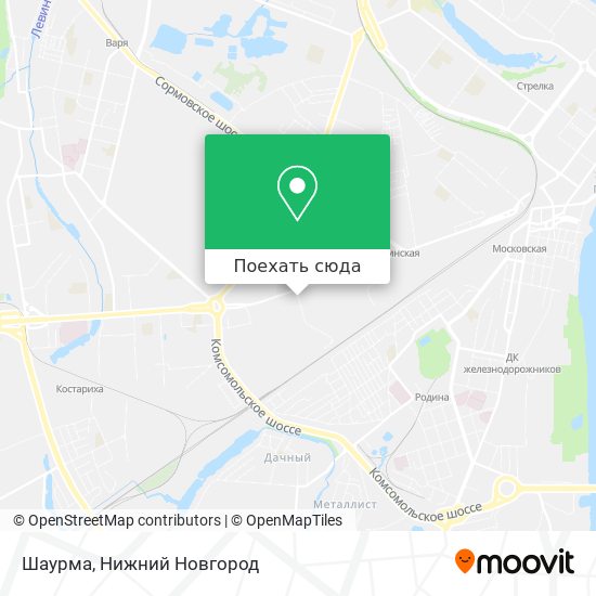Карта Шаурма