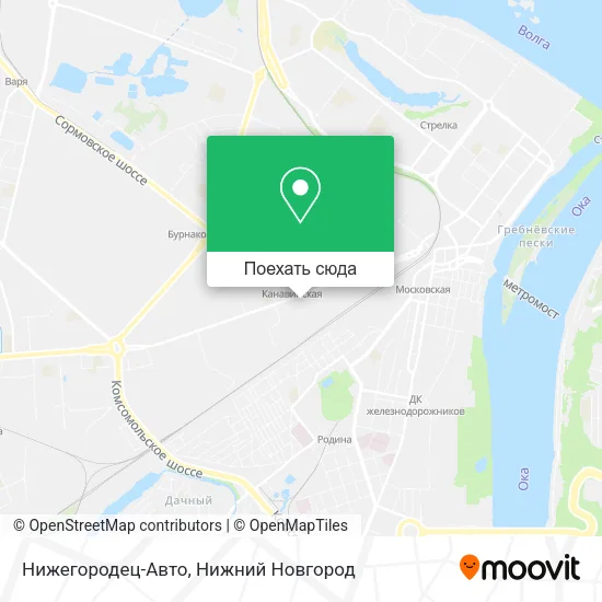 Карта Нижегородец-Авто