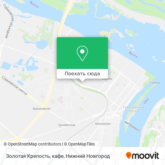 Карта Золотая Крепость, кафе