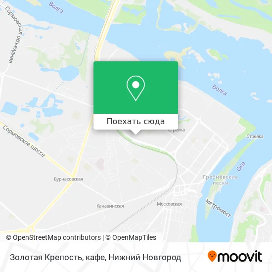 Карта Золотая Крепость, кафе