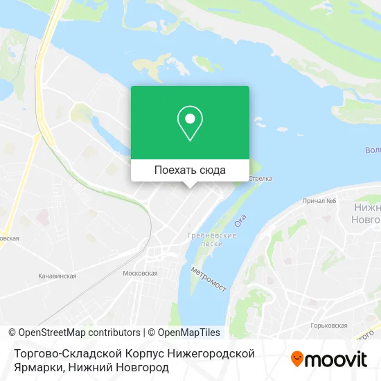 Карта Торгово-Складской Корпус Нижегородской Ярмарки