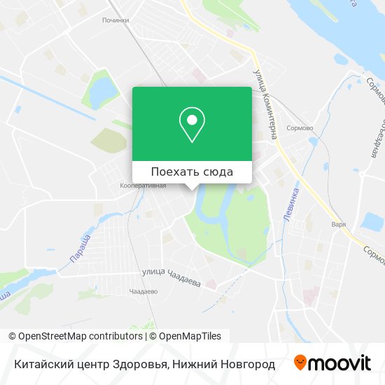 Карта Китайский центр Здоровья